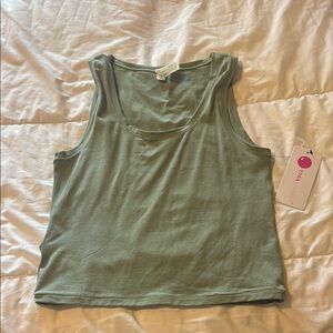 Green Tank Top by Yogalicious